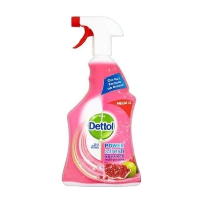 Dettol Power & Fresh Pomegranate Antibacterial Multi Purpose Spray 1 Litre