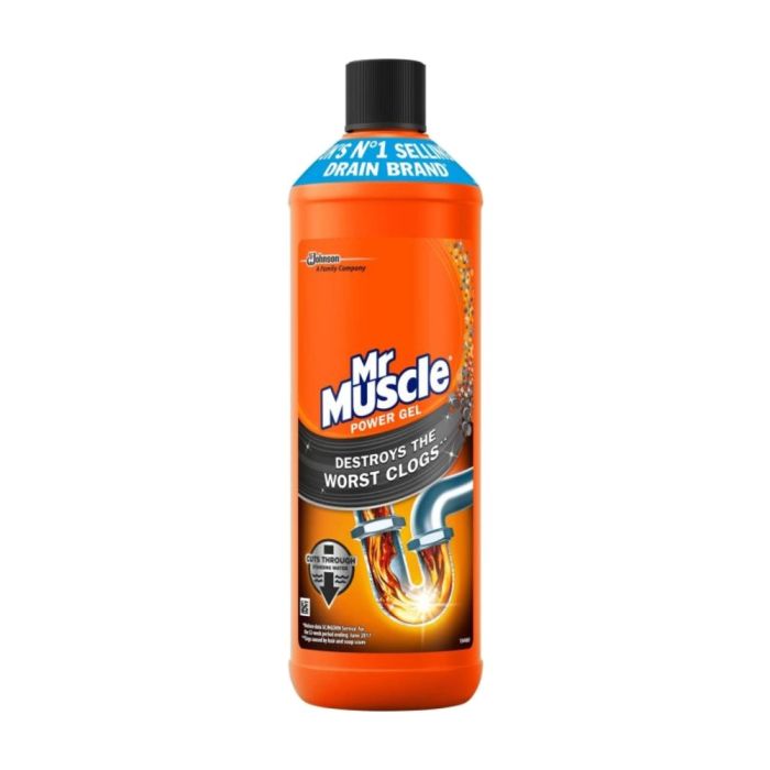 Mr Muscle Drain Unblocker Drain Cleaner Power Gel 1 Litre