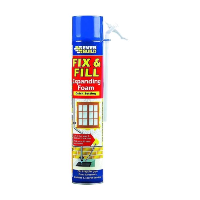 Everbuild Fix and Fill Quick Setting Expanding Foam 750ml

