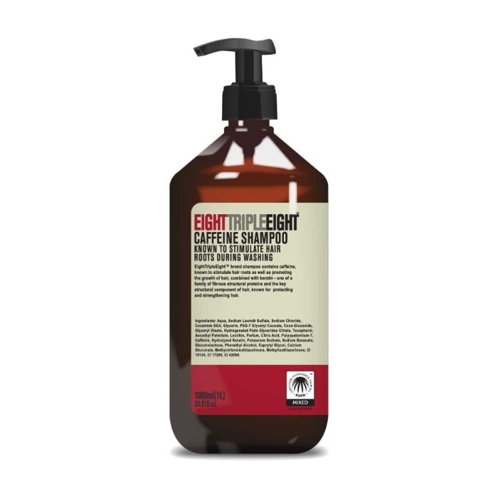 Triple Eight Caffeine Shampoo 1 Litre 