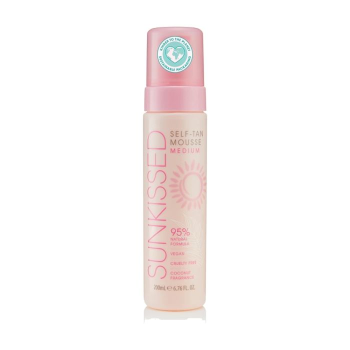 Sunkissed Medium Coconut Fragrance Self Tan Mousse 200ml 