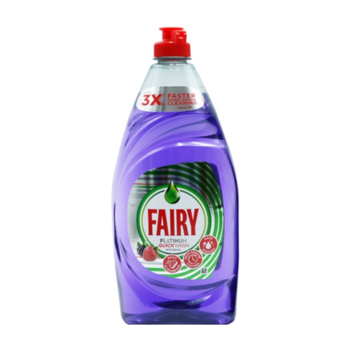 
Fairy Platinum Quick Wash with Wild Berry Dishwashing Liquid 820ml
