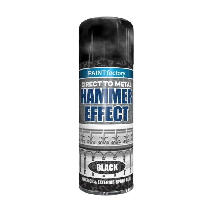 Paint Factory Hammered Effect Spray Paint Black 400ml