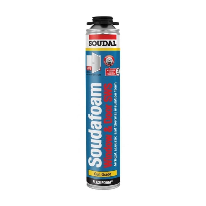 Soudal Soudafoam Gap Filler Window & Door Xtra Gun Grade 750ml