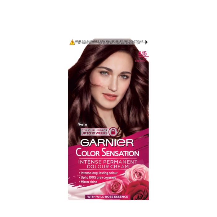 Garnier Color Sensation 4.15 Icy Chestnut Permanent Color Cream