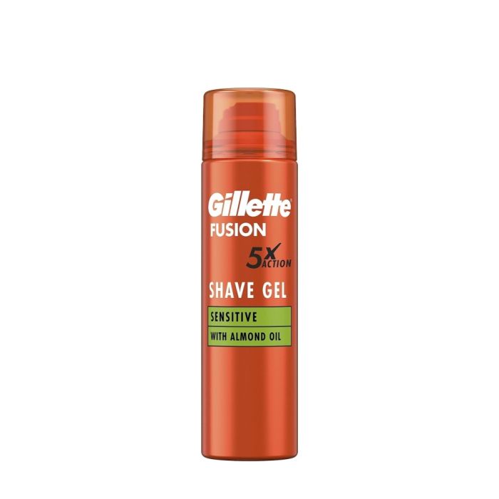 Gillette Fusion 5 Ultra Sensitive Mens Shaving Gel 200ml