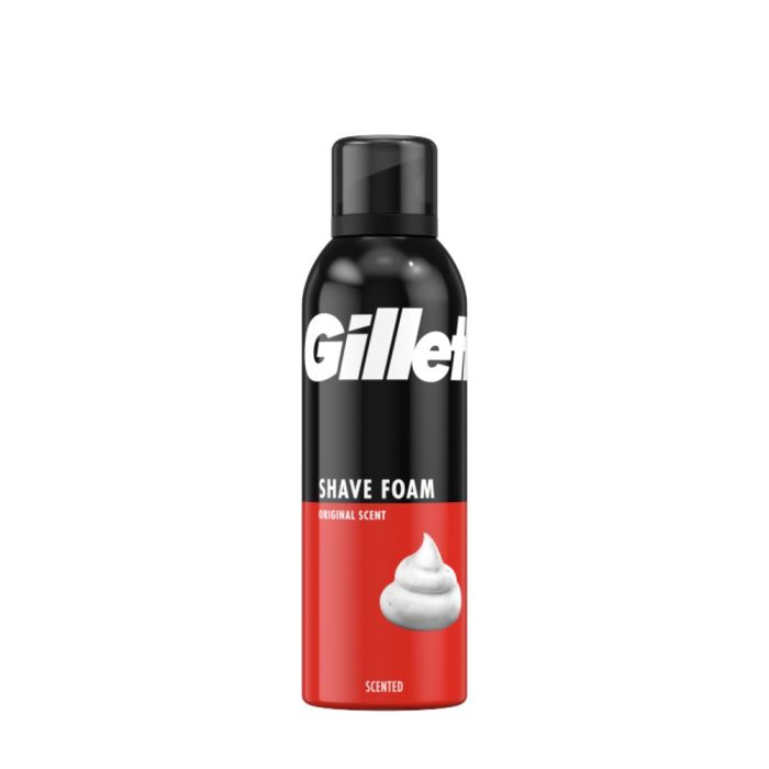 Gillette Original Scent Shave Foam 200ml – Classic Rich Lather Formula