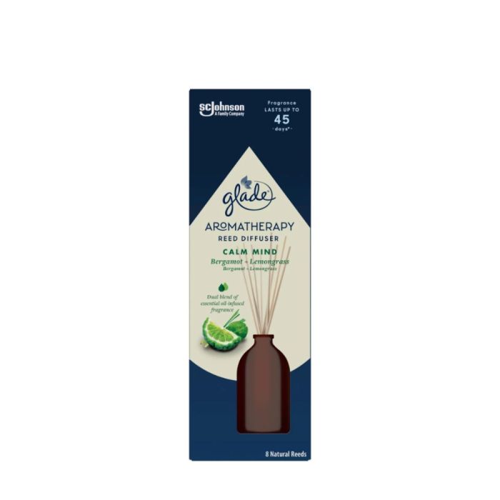 Glade Calm Mind Reed Diffuser Aromatherapy Home Fragrance 80ml