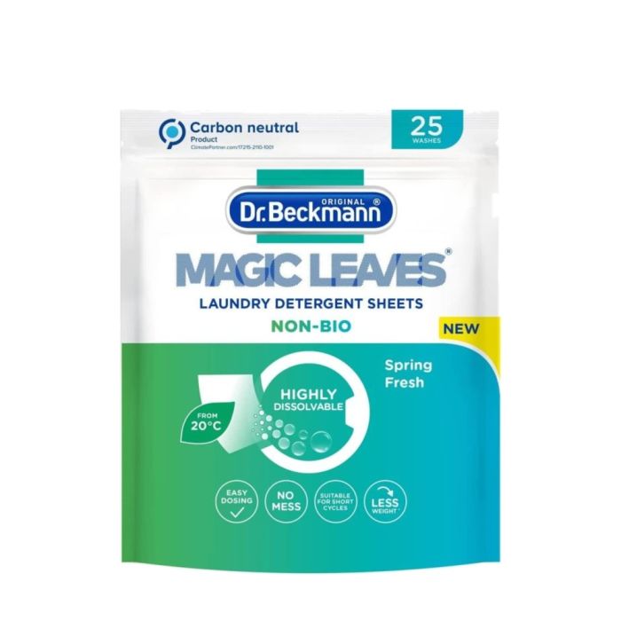 Dr. Beckmann Magic Leaves Laundry Detergent Sheets 25 Sheets