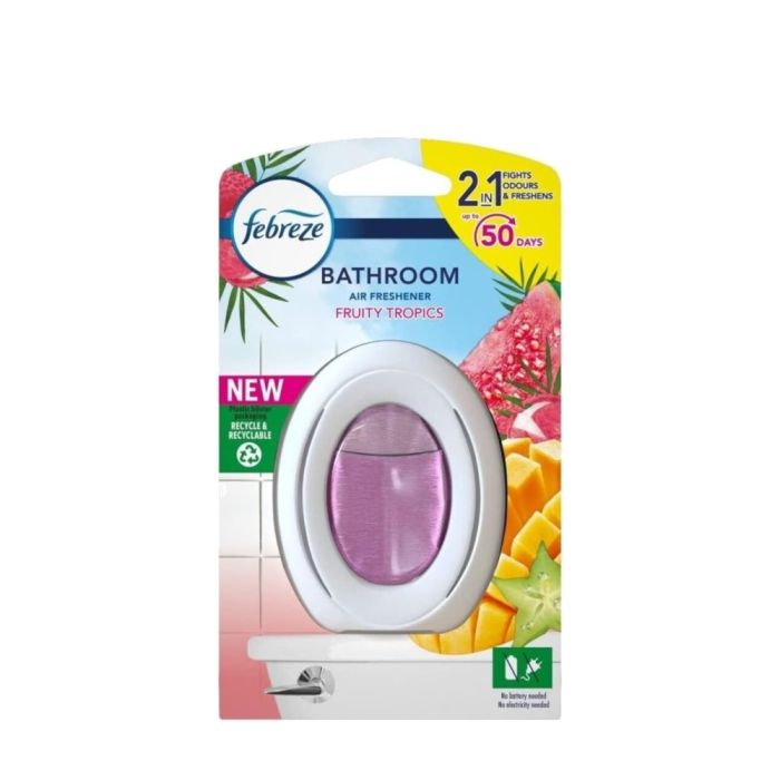Febreze Bathroom Gel Air Freshener Fruity Tropics 7.5ml
