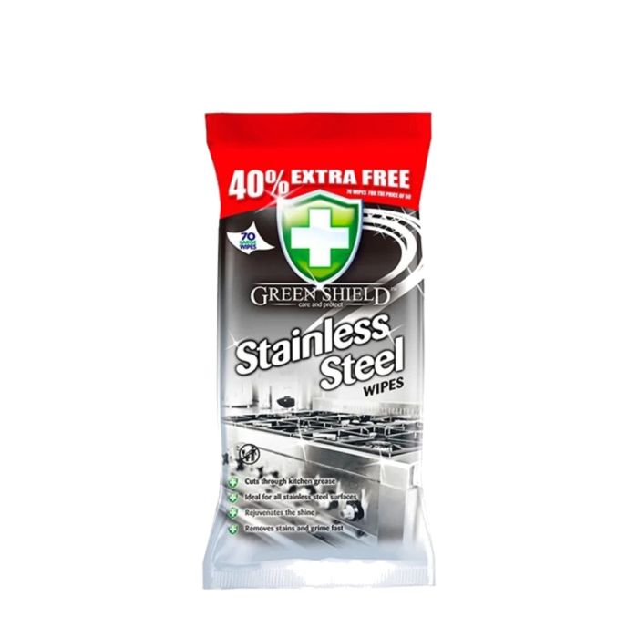 Greenshield Stainless Steel 70 Wipes