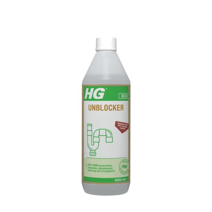 HG Eco Drain Unblocker Heavy Duty Sink & Pipe Cleaner 1000ml