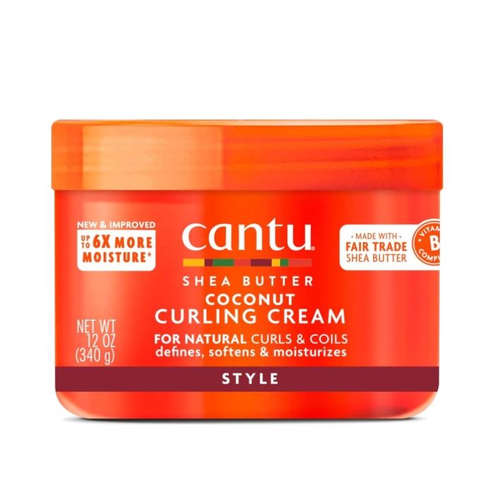 Cantu Shea Butter Coconut Curling Cream for Natural Hair 340g