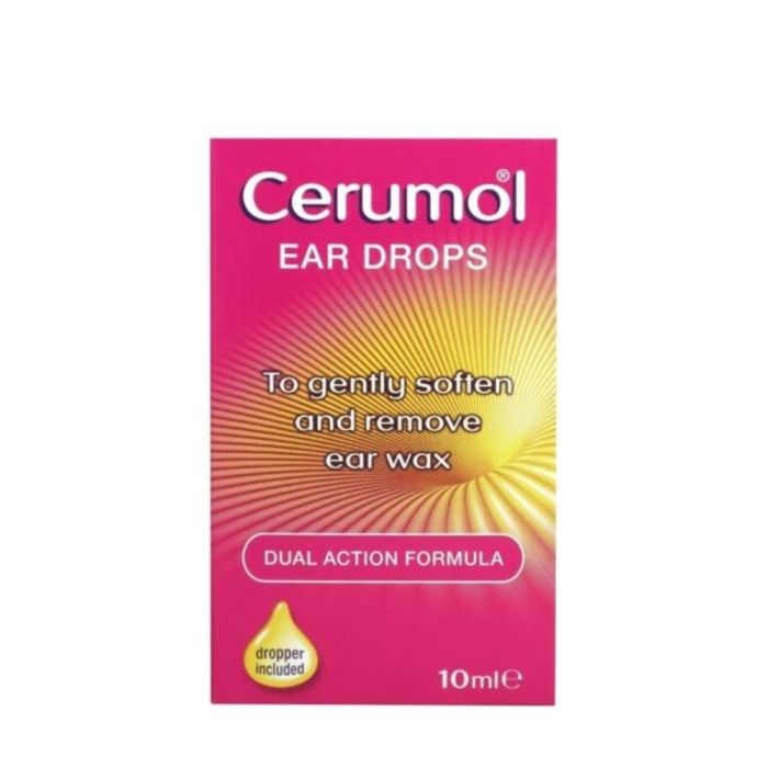 Cerumol Ear Drops Dual Action Formula with Dropper 10ml