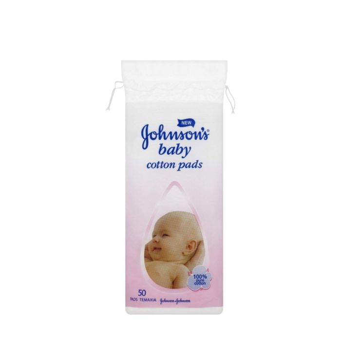 Johnson's Baby Cotton Pads Softening 50 Pieces