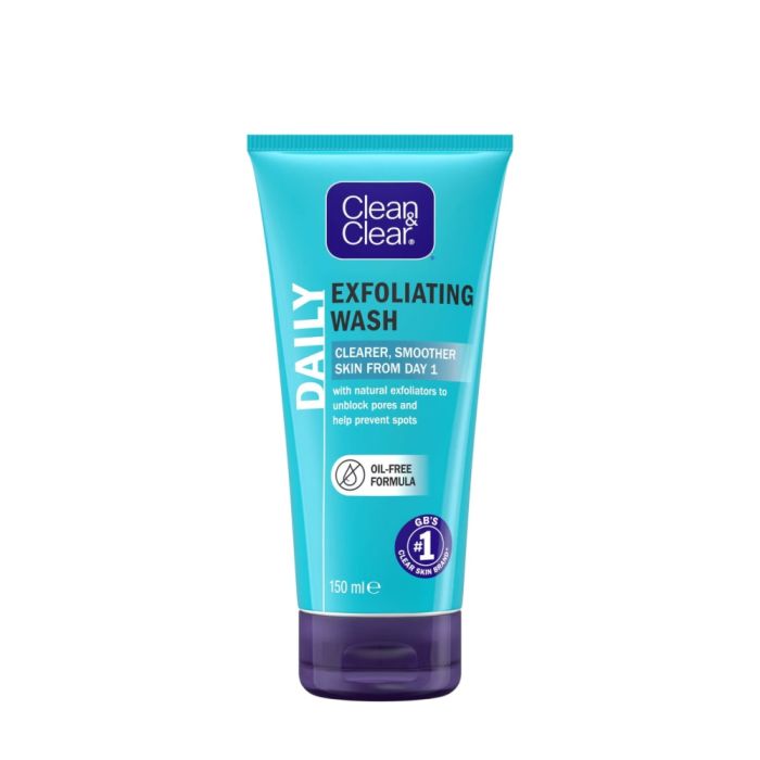 Clean & Clear Exfoliating Daily Wash Face Wash 150ML