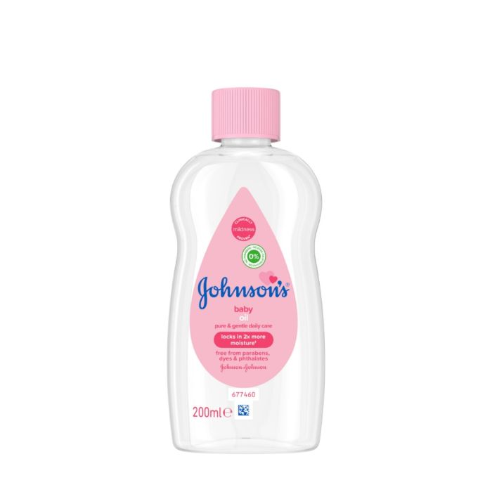 Johnson's Baby Oil Pure and Gentle Care for Sensitive Skin 200ml