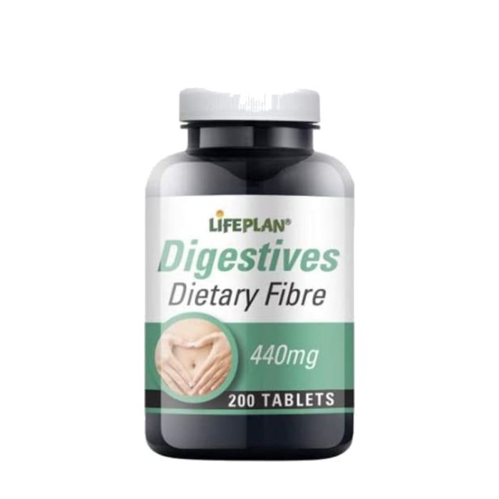 Lifeplan Digestives Dietary Fibre  440mg 200 Tablets
