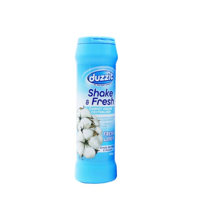 Duzzit Shake & Fresh Carpet Odor Neutralizer Fresh Linen 500g