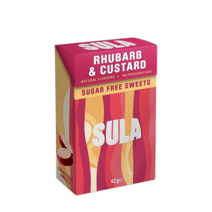 Sula Rhubarb and Custard Sweets 42 g