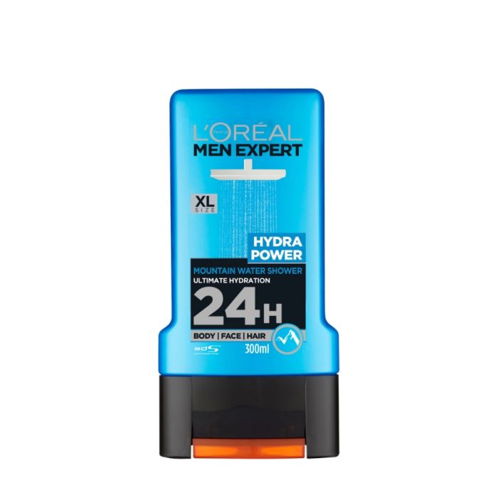 Loreal Men Expert Hydra Power Mountain Water 3 in 1 Shower Gel 300ml