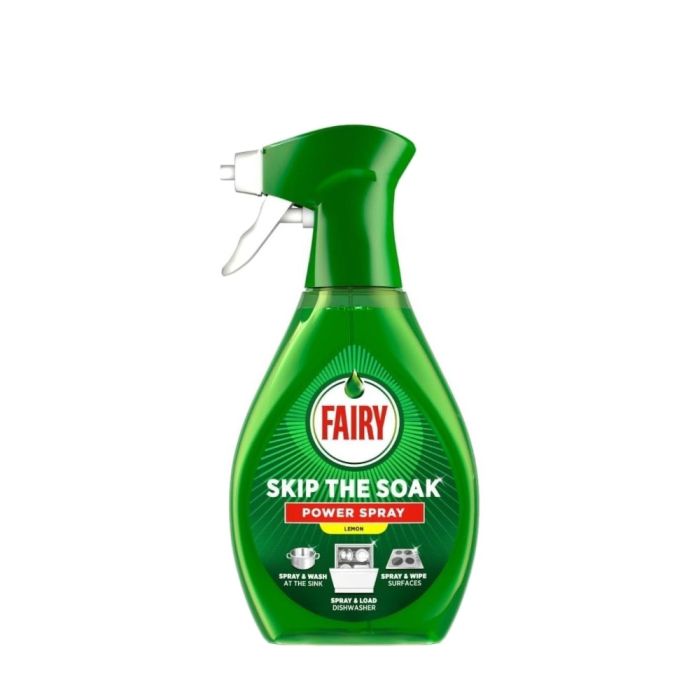 Fairy Skip The Soak Power Spray Lemon Dishwasher Cleaner 500ml
