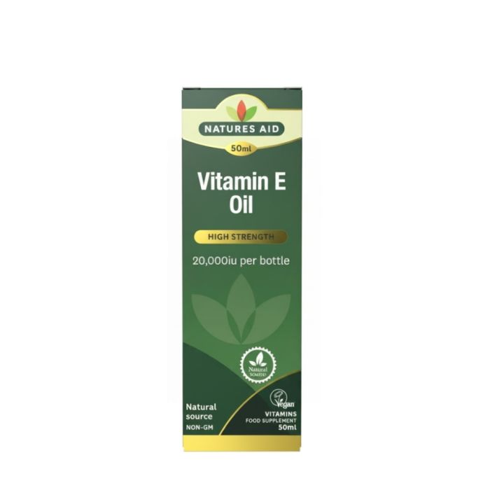 Natures Aid Vitamin E Oil High Strength 20,000IU 50ml 