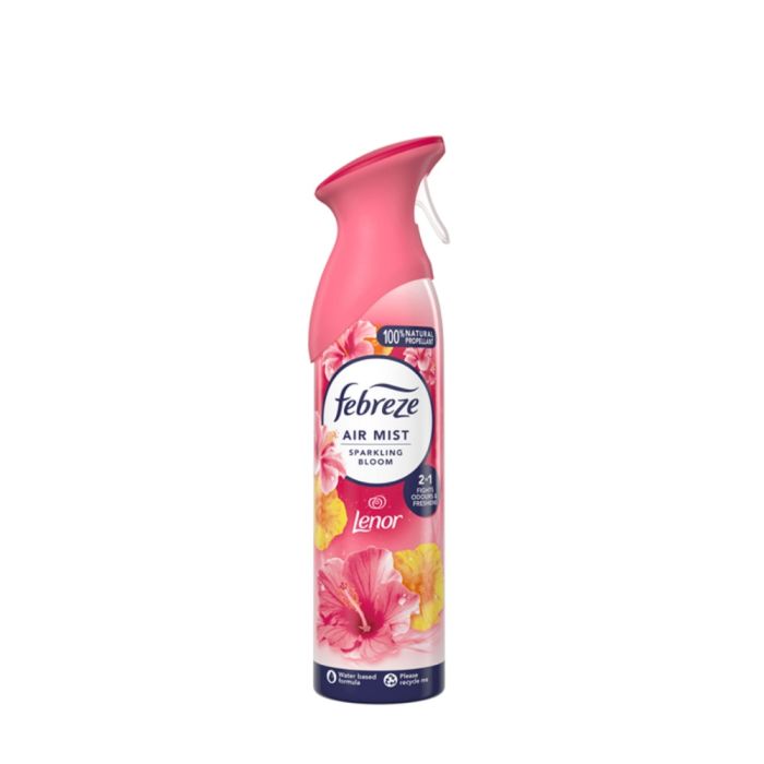 Febreze Lenor Sparkling Bloom air freshener spray 185ml spring floral fragrance
