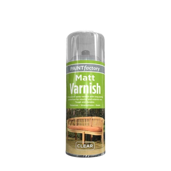 Paint Factory Clear Matt Varnish Spray 250ml