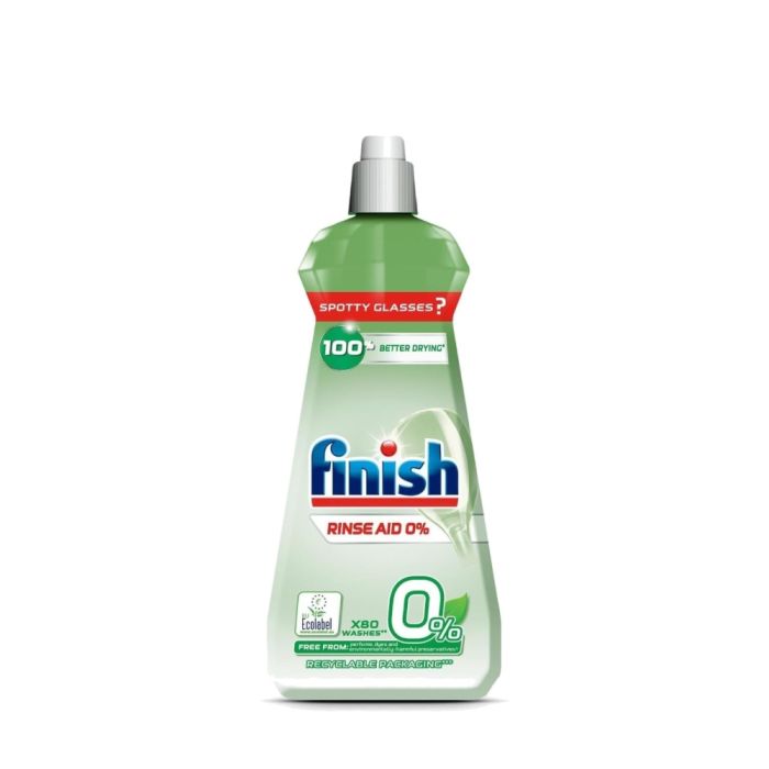 Finish Rinse Aid 0% Dishwasher 400ML