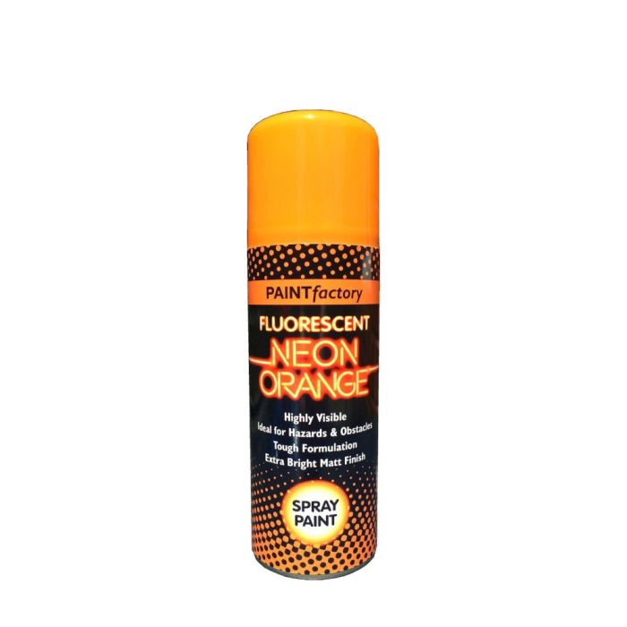 Paint Factory Neon Orange Spray Paint 200ml