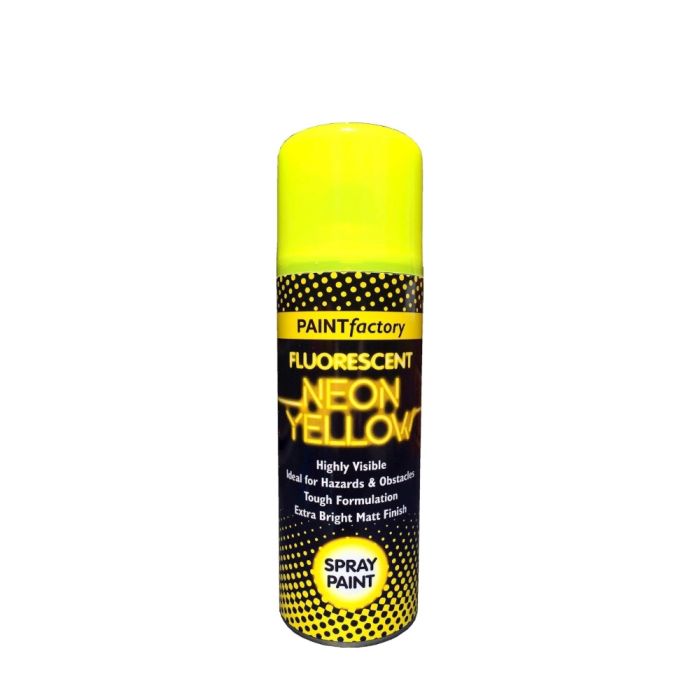 Paint Factory Neon Yellow Spray Paint 200ml