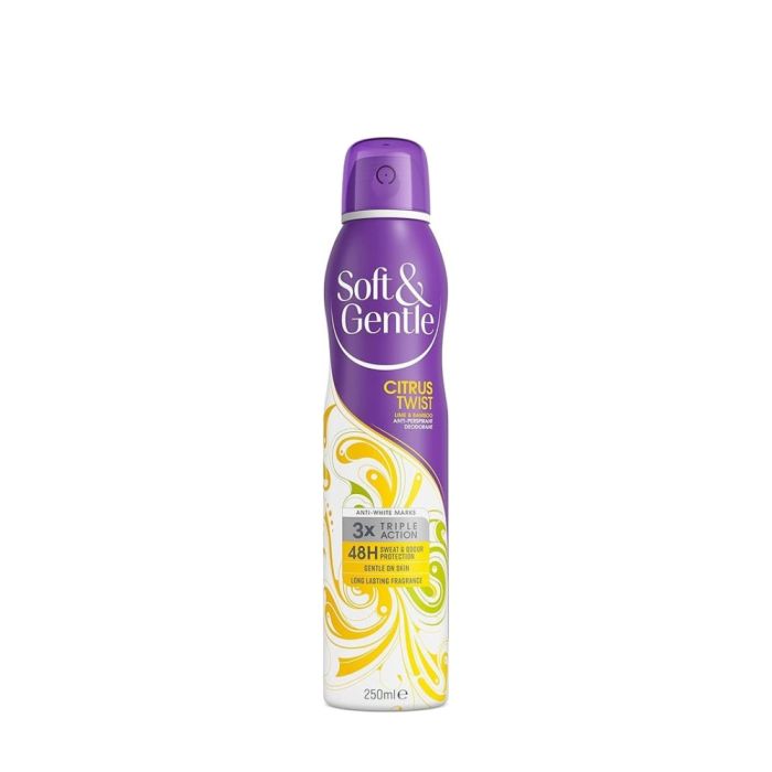 Soft & Gentle Citrus Twist Anti-Perspirant Deodorant Spray 250ml