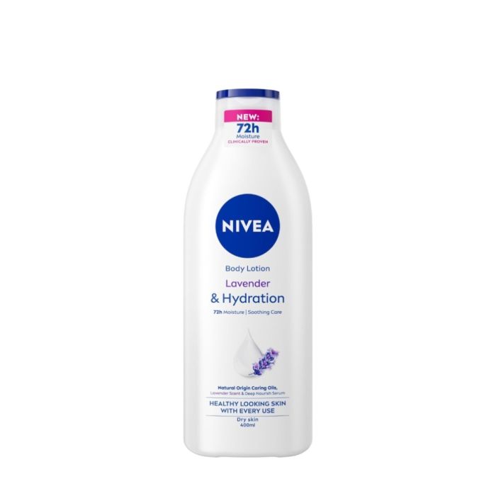 Nivea Lavender Body Lotion Moisturising Skincare Lotion 400ml