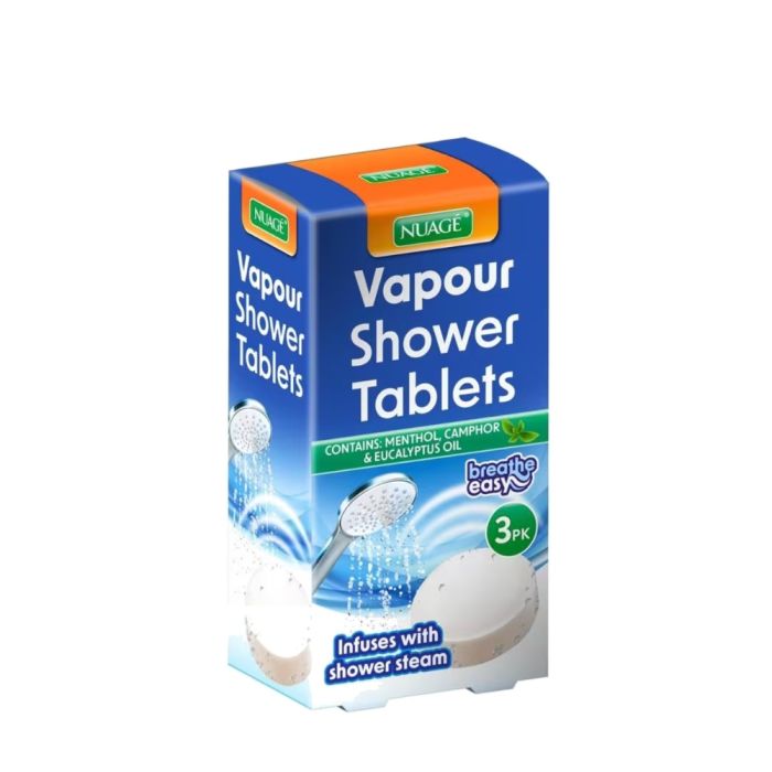 Nuage Menthol & Eucalyptus Vapour Shower Tablets 30g 3 Pack