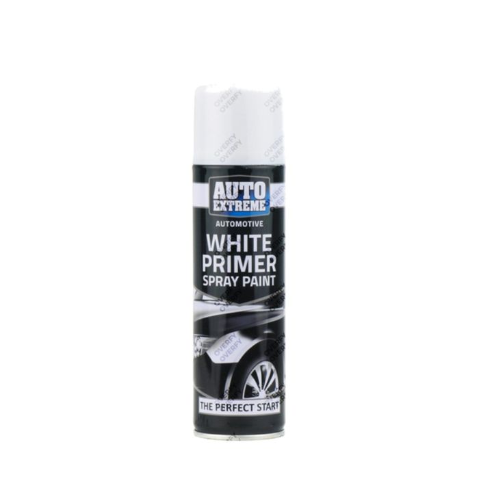 Rapide Auto Extreme All Purpose Spray Paint Can White Primer Finish 250ml