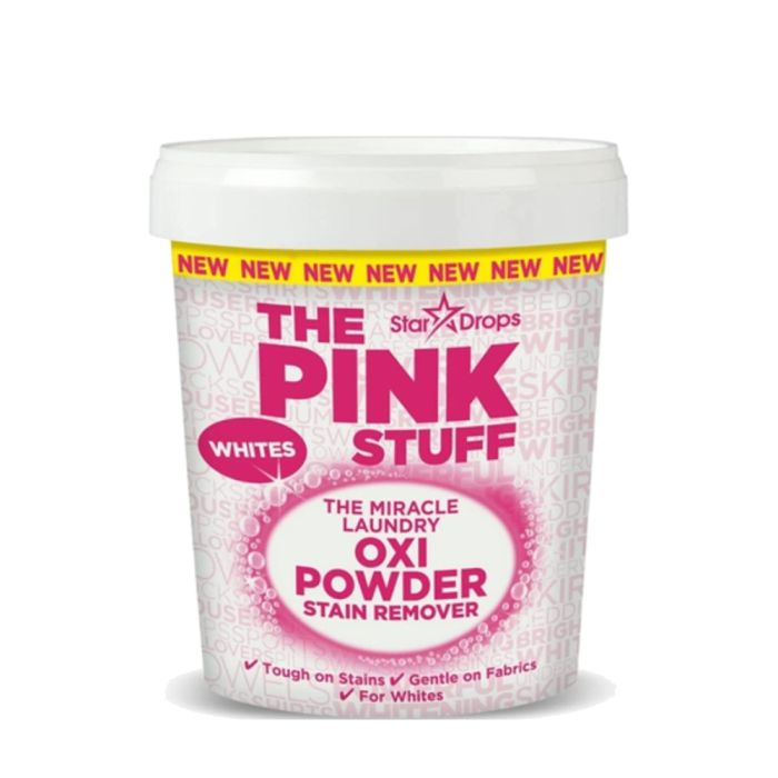 Stardrops The Pink Stuff Miracle Laundry Oxi Powder Stain Remover Whites 1kg