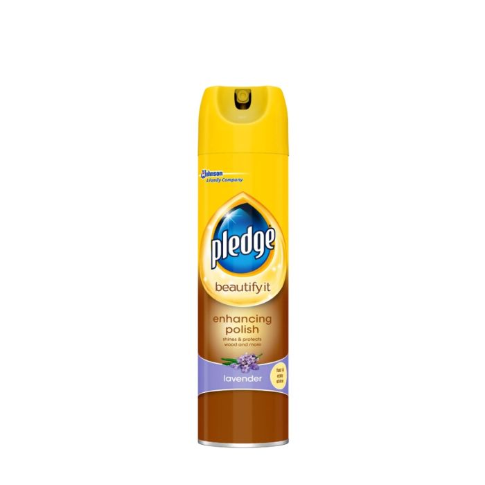 Pledge Enhancing Wood Polish Spray Lavender 250ML