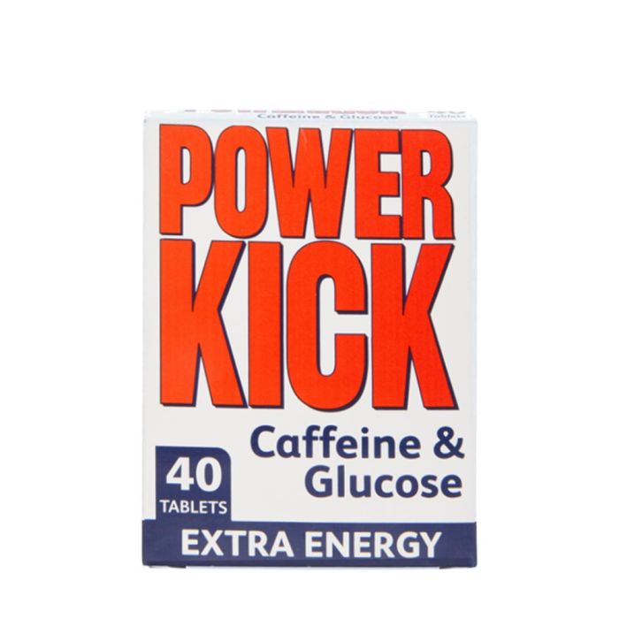 Power Kick Tablets Caffeine & Glucose  40 Tablets
