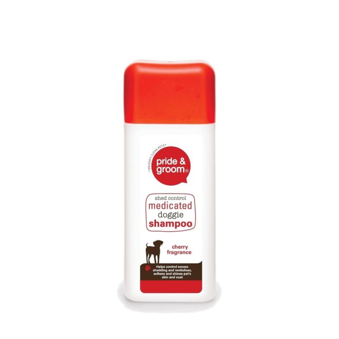 Pride & Groom Medicated Doggie Shampoo Cherry 300ml