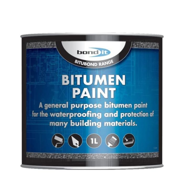Bond It Bitbound Range Bitumen Paint For Waterproofing 1L