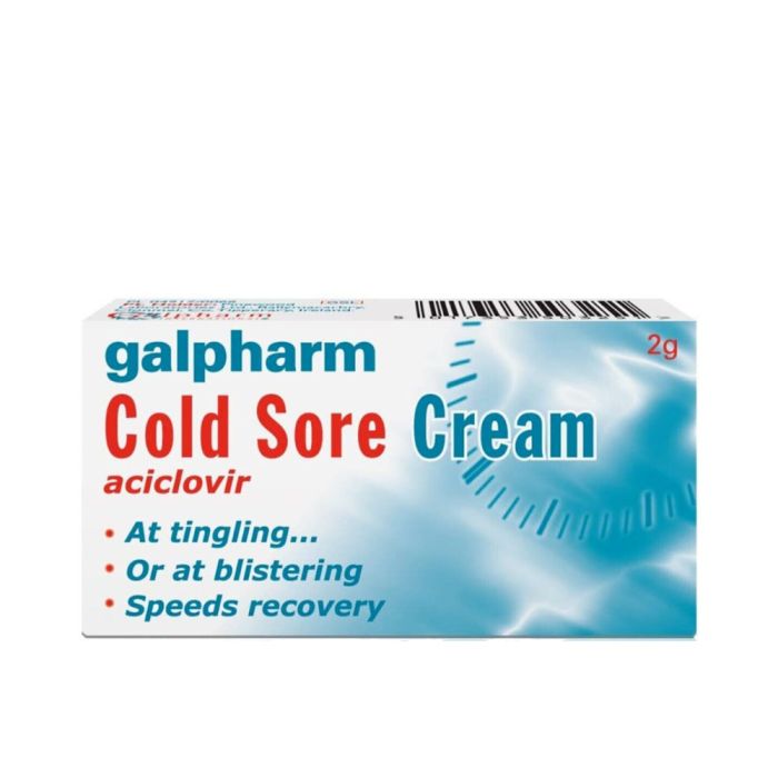 Galpharm Cold Sore Cream 2g
