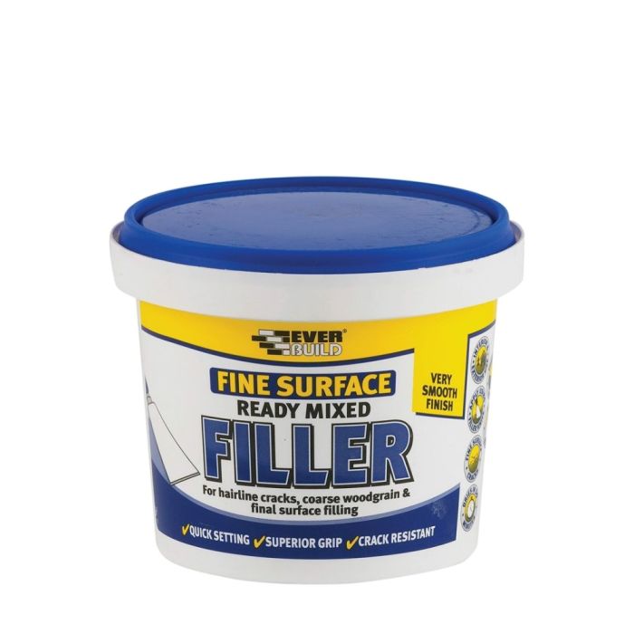 Everbuild Ready Mixed Fine Surface Filler White 600g