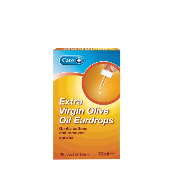 Care Extra Virgin Olive Oil Ear Drops 10ml 