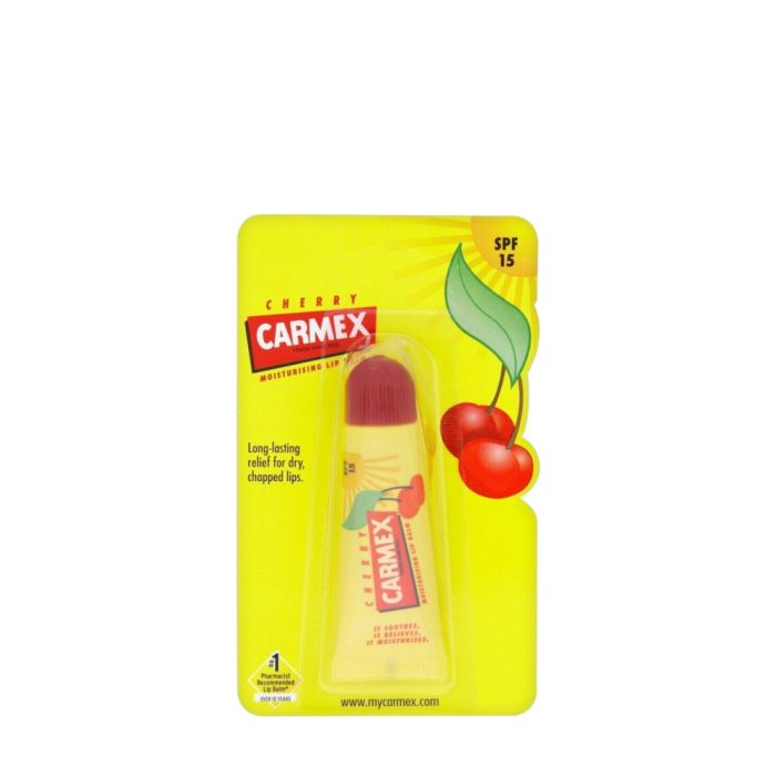 Carmex Cherry Moisturising Lip Balm Tube SPF 15 10g