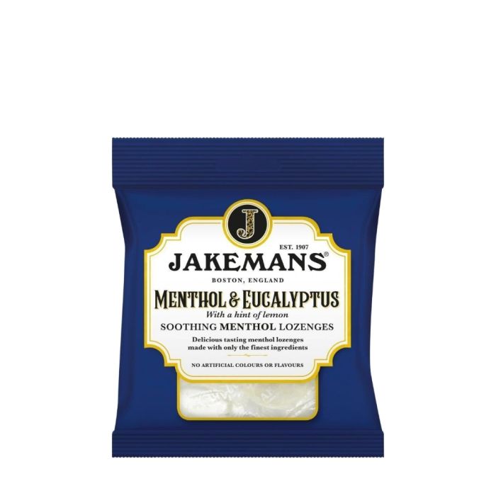 Jakemans Throat and Chest Menthol Sweets Menthol and Eucalyptus 73g