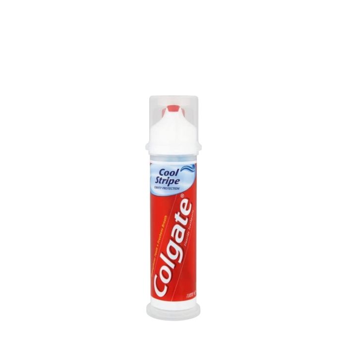 Colgate Cool Stripe Toothpaste Pump Cavity Protection Fluorid 100ml