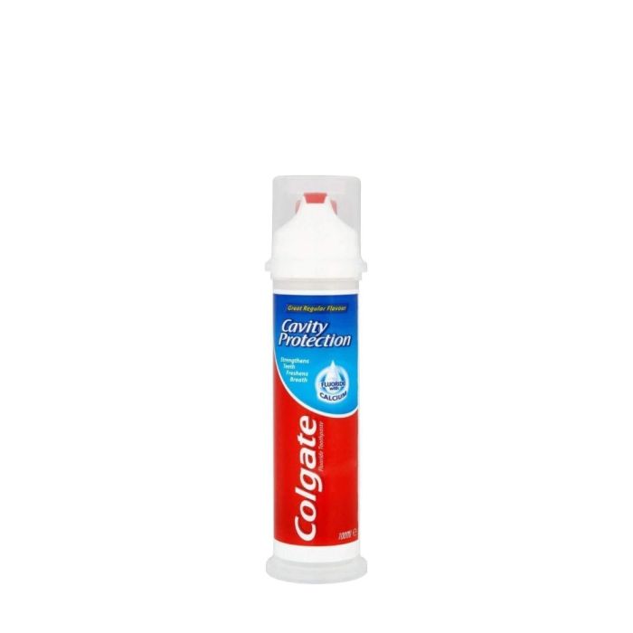 Colgate Fluoride with Calcium Toothpaste Cavity Protection Pump 100ml