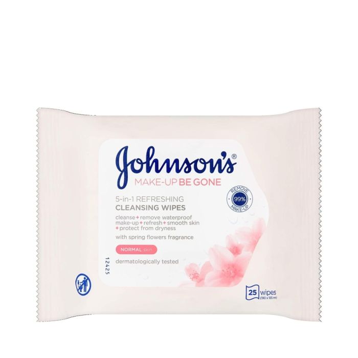 Johnsons Makeup Be Gone Refreshing Wipes 25 wipes