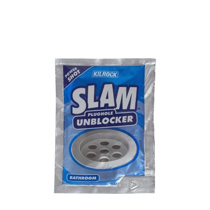 Kilrock Slam Bathroom Plughole Unblocker Sachet 80gm